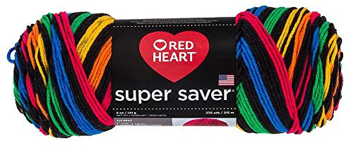 Red Heart Super Saver - Primary Stripes