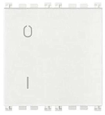 Vimar Serie Arke – Interruttore 2 poli 16 AX 2 moduli bianco
