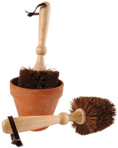Esschert Design TG114 Flower Pot Bristle Brush - 5, Brown