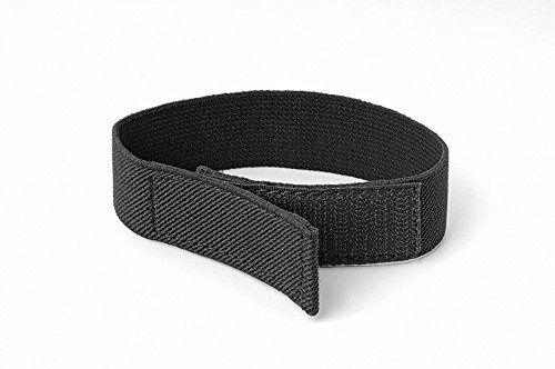 DEFCON 5 BDU Elastische Cuffs (Gummibänder für Textilien) im Paar D5-1345 (Schwarz/Schwarz)