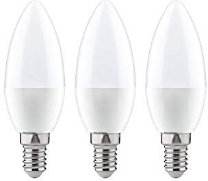 Paulmann 28426 LED Lampe Kerze 3er Set 4W E14 230V Warmweiß Leuchtmittel