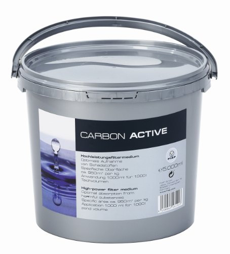 FIAP FilterCarbon ACTIVE 5.000 ml - Aktivkohle Pellets - hohe Adsorptionsfähigkeit - hochporöser Struktur - große innere Oberfläche (1.000 g entsprechen ca. 500.000 m²) - Pellets Ø ca. 3-4 mm