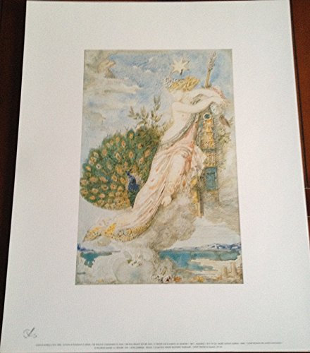 Gustave Moreau – Der Pfau beschwert sich zu Juno – 40 x 50 cm Kunstdruck/Poster