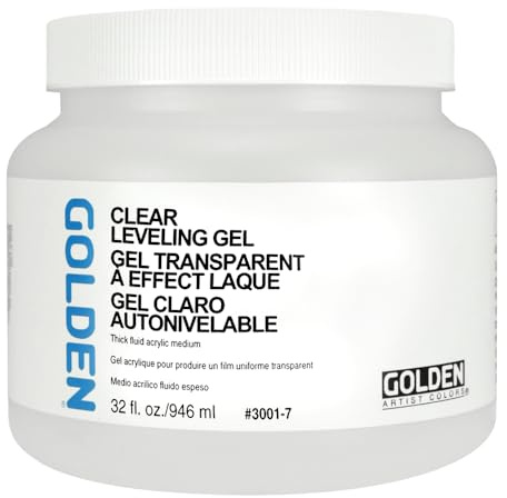 GOLDEN Artist Colors Clear Leveling Gel, 32 fl. oz. Jar