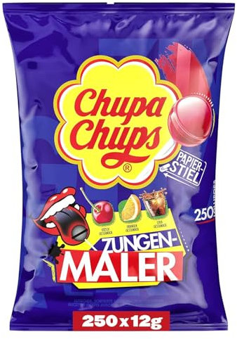 Chupa Chups - Lolly's Tongue Painter (Navulzak) - 250 stuks