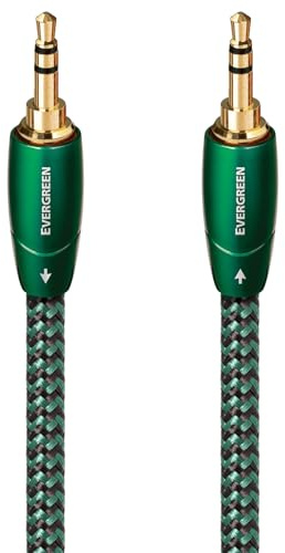 AudioQuest Evergreen 3.5mm Aux Cable – Male to Male Stereo Interconnect