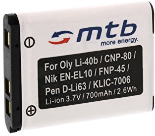 Ersatz-Akku DS5370 für Rollei Compactline, Flexline … (Siehe Liste)