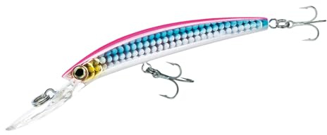 Yo-Zuri Crystal Minnow Deep Diver 110mm 4.375in Fluoro Pink