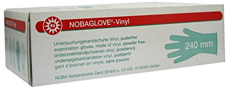 NOBAGLOVE Vinyl Unt.Handschuhe puderfrei Gr.L 100 St