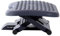 HOMCOM Footrest Adjustable Height & Angle Tilting Platform Home Office Foot Rest Charcoal Grey