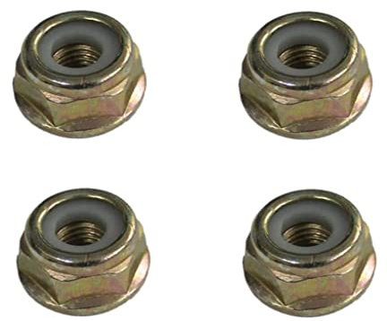 HURI 4X Universal M10x1.25 Mutter für Winkelgetriebe Getriebe Motorsense Freischneider MS/BC 52 Modelle von Fuxtec, Timbertech, Stenson, Boomag, Mc Dillen, Rotfuchs, Tarus, Horn, Raptor