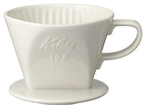 kalita Ceramic Coffee Dripper 102 - Lotto White # 02001 by