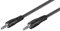 Goobay 33733 Cavo di collegamento audio AUX; stereo da 3 5 mm; cavo piatto - Spina 3 5 mm (3-pin stereo) > Spina 3 5 mm (3-pin stereo)