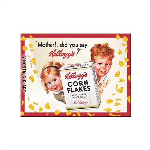 Nostalgic Art Magnet, Kraftmagnet mit Metalloberffläche, Bunt