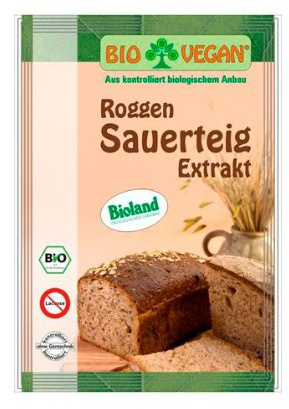 Bio Vegan Roggen Sauerteig Extrakt Bio Backzutat, 12er Pack (12 x 30 g)