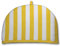 Homescapes Tea Cosy, Kannenwärmer gelb gestreift, Teewärmer aus Baumwolle, isolierende Haube für Teekanne, Abdeckung für Tee- und Kaffeekannen