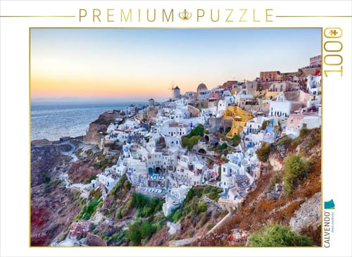 CALVENDO Puzzle Oia - Santorini | 1000 Teile Lege-Größe 64 x 48 cm Foto-Puzzle für glückliche Stunden