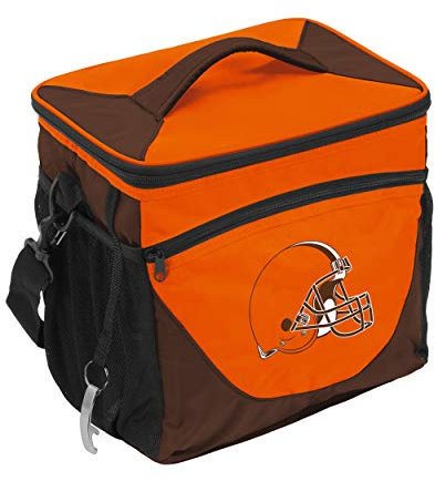 Logo Brands NFL Cleveland Browns Kühlbox für 24 Dosen, Einheitsgröße, Orange