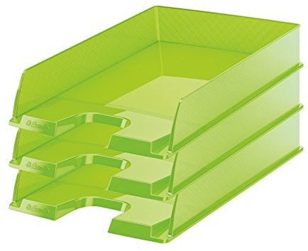 Esselte Europost A4 Briefablage, 10 Stück Translucent Green