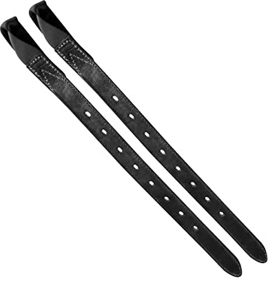 WINTEC Quick-Change Leather Strap Strips 15 & 16 16 Inches 40 cm Black