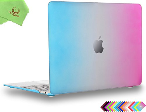 UESWILL Schutzhülle für MacBook, glatte und weiche Hartschale, inklusive Mikrofasertuch