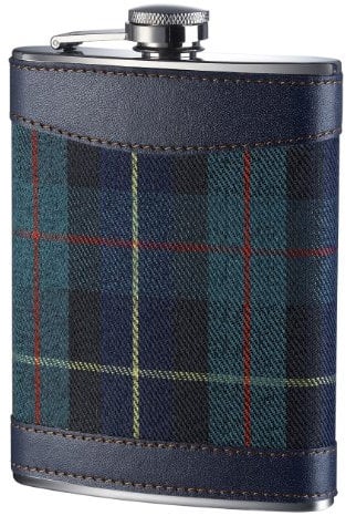 Premier Housewares Flasque tartan Inox Vert 25 cl 14 x 10 x 3 cm