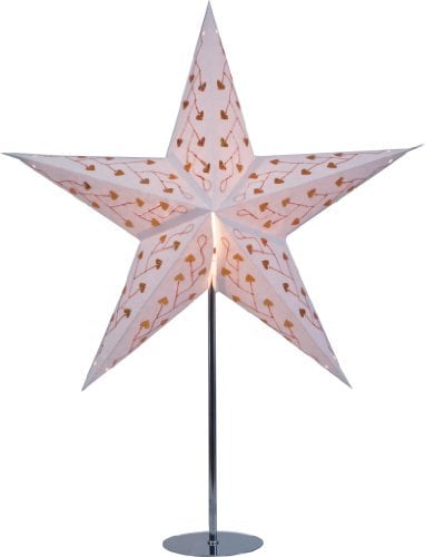 GURU SHOP Ständer für Faltbarer Advents Leucht Papierstern, Weihnachtssterne Edelstahl (ohne Stern), 65x13x13 cm, Elektrozubehör