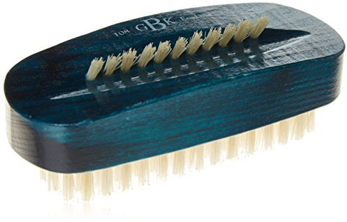 Kent Brushes Natural White Bristle Nail Brush Navy