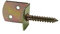 6 Palisadenverbinder aus INOX mit 24 SCHRAUBEN - SIMPSON