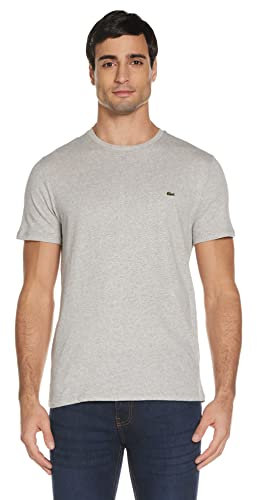 Lacoste T-Shirt Regular Fit Homme , Argent Chine, L