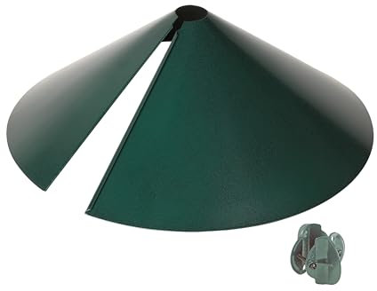 Woodlink NABAF18 Audubon Wrap Around Squirrel Baffle, 18-Inch - Black