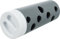 TRIXIE Snack Roll Katzenspielzeug - durch Rollbewegungen fallen Snacks heraus - schult die Geschicklichkeit - Gummiummantelung - spülmaschinengeeignet - ø 6/ø 5 × 14 cm - grau/rot - 4592