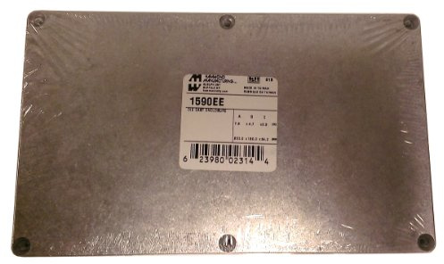 Hammond 1590EE Diecast Aluminum Enclosure - Inches (7.88 x 4.73 x 3.17) mm (200mm x 120mm x 80mm)