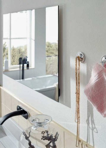 Panneau rayonnant infrarouge 600 W Miglio Radiateur climatiseur à miroir 60 x 90 x 2,5 cm