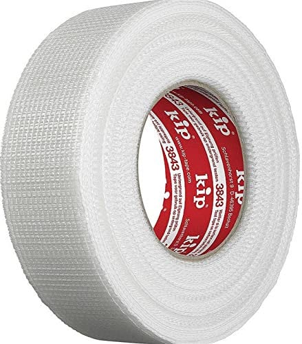 Kip Fugenband - Permanentes Glasfaser-Gewebeband 48mm x 90m - Für Reperatur- & Spachtelarbeiten - Einfache Fixierung - Selbstklebend & Reißfest