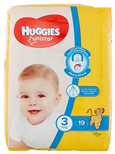 Huggies Unistar, Größe 3 (4 – 9 kg), 20 Windeln