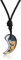 COAI Collier Ajustable Magatama Pendentif Dragon Obsidienne Noire Homme Femme