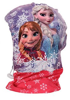 La Reine des Neiges Capuche Cache-Oreilles, Bleu, Taille Unique Fille