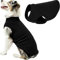 Gooby Hundepullover aus Stretch-Fleece, Schwarz, Größe 5XL, Warmer Pullover für kleine Hunde und Jungen