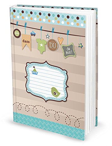 Logbuch-Verlag Großes Babytagebuch Tagebuch Baby Kinder DIN A4 leer ohne Inhalt Notizbuch Geschenk Eltern Kinder