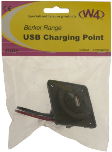 W4 Berker USB Charging Point - Anthracite