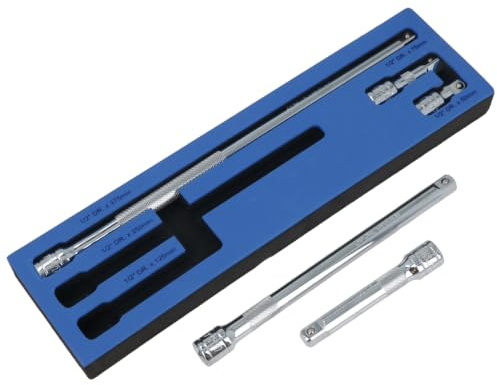 1/2 Drive Extension bar Set 50mm - 375mm 5PC by Bergen AT104