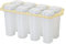 KitchenCraft Ice Lolly Maker with 8 Moulds and 16 Wooden Lollipop Sticks, BPA Free Plastic,White