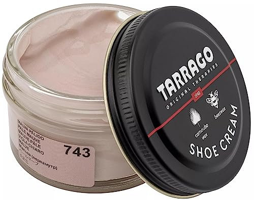 Tarrago Unisex Pearly creme Tiegel 50 ml Schuh Behandlungen & Poliert, Pink - Pink (Pale Mauve 743) - Größe: 30 EU Kind