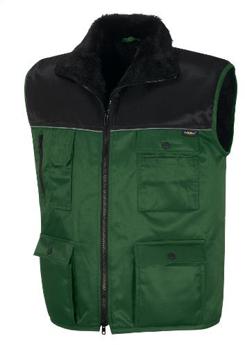 teXXor Arbeitsweste Kopenhagen, gefütterte Winter-Weste XL, grün, 4264