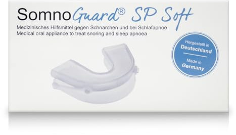 SOMNOGUARD SP SOFT SomnoGuard® SP Soft - zweiteilige verstellbare Unterkiefer-Protrusionsschiene gegen Schnarchen