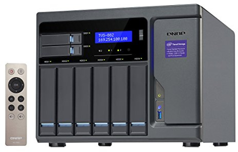 QNAP TVS-882T NAS Torre Collegamento ethernet LAN Grigio
