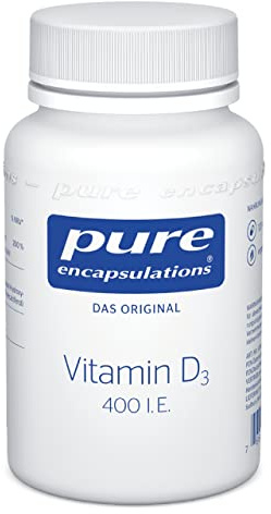 Pure Encapsulations - Vitamin D3 400 I.E. - Immunsystem stärken mit Vitamin D - 120 Kapseln