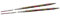 KnitPro KP20409 Austauschbare normale Rundstricknadeln Holz Mehrfarbig, Polyester, 4.0
