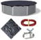 Blue Wave Bronze 8-Year 21-ft Round Above Ground Pool Winter Cover
